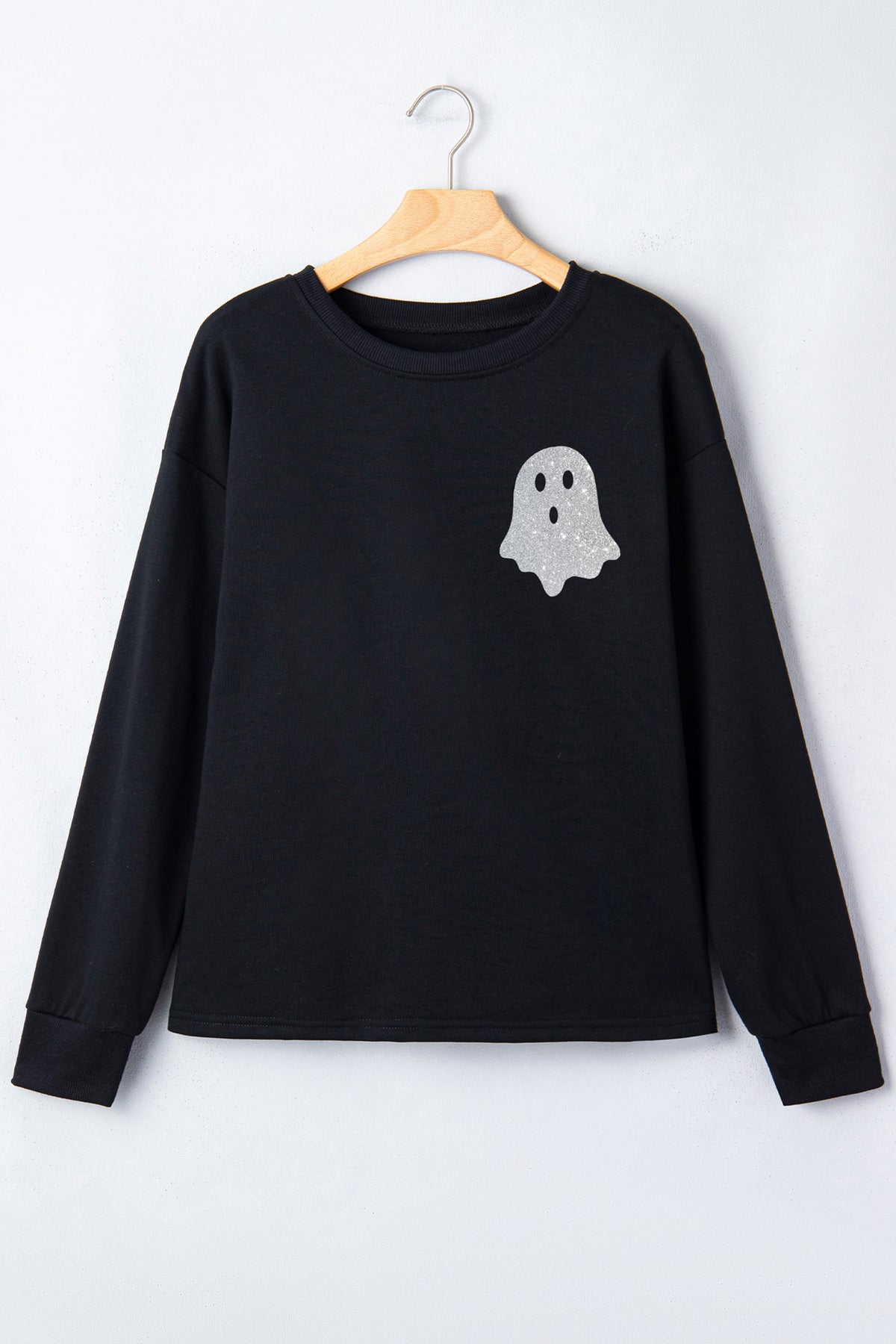 Glitter Ghost Pullover