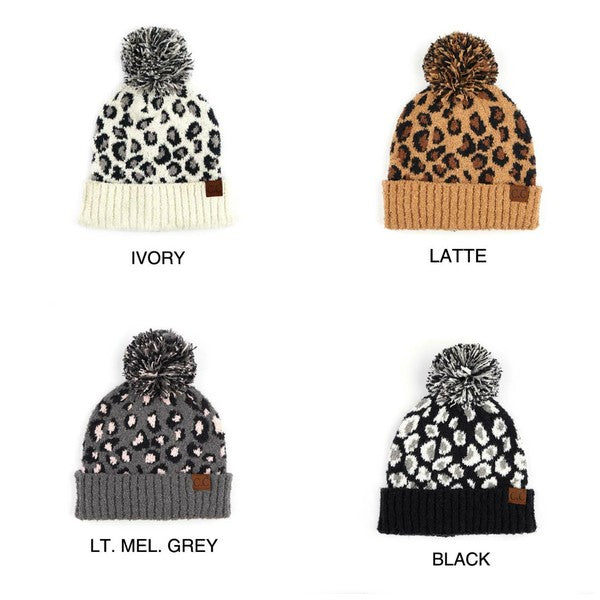 Wild Side Pom Beanie