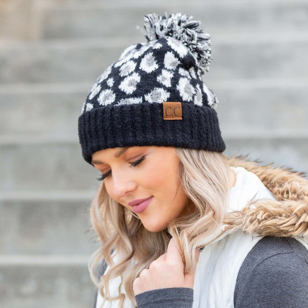 Wild Side Pom Beanie