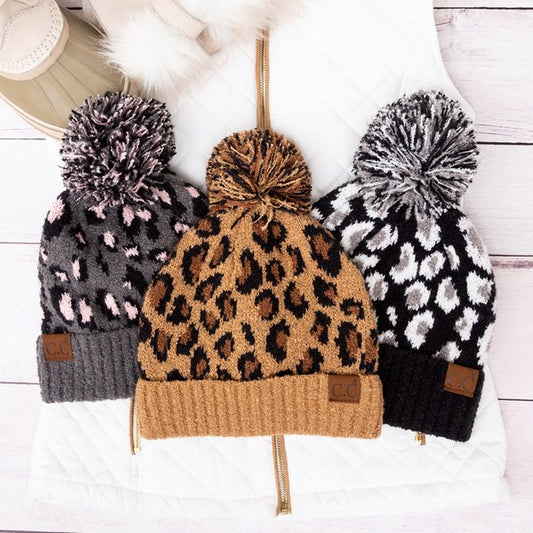 Wild Side Pom Beanie