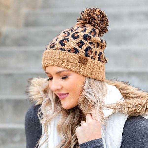 Wild Side Pom Beanie