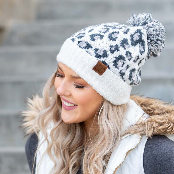 Wild Side Pom Beanie