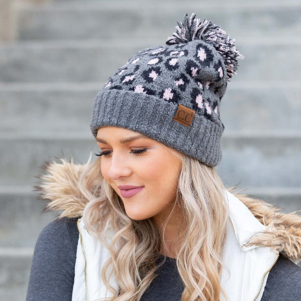 Wild Side Pom Beanie