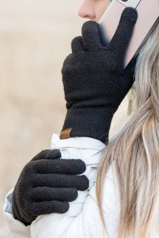 Text Me Cashmere Blend Touch Gloves