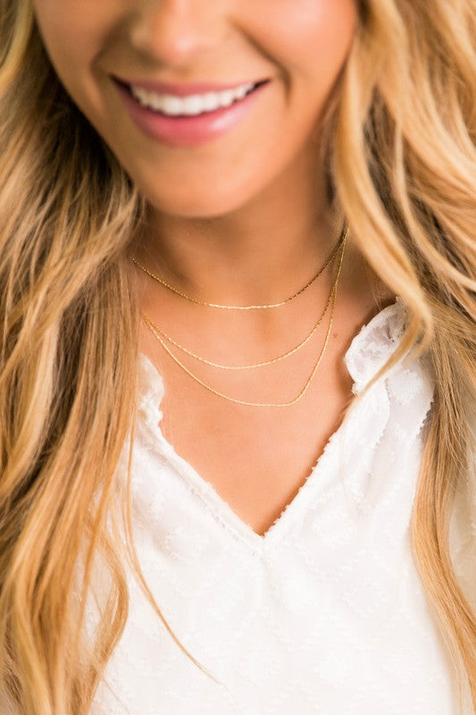 Chelsea Triple Threat Layered Necklace
