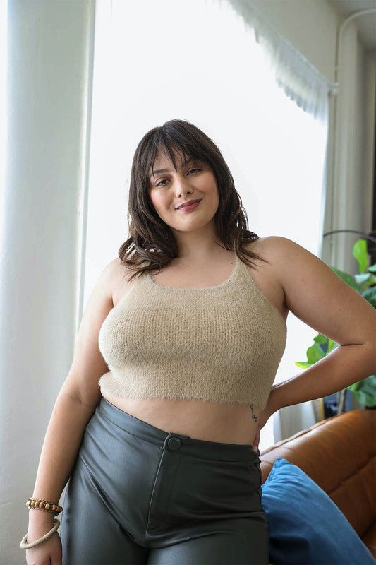 Curvy Racerback Cozy Lounge Brami