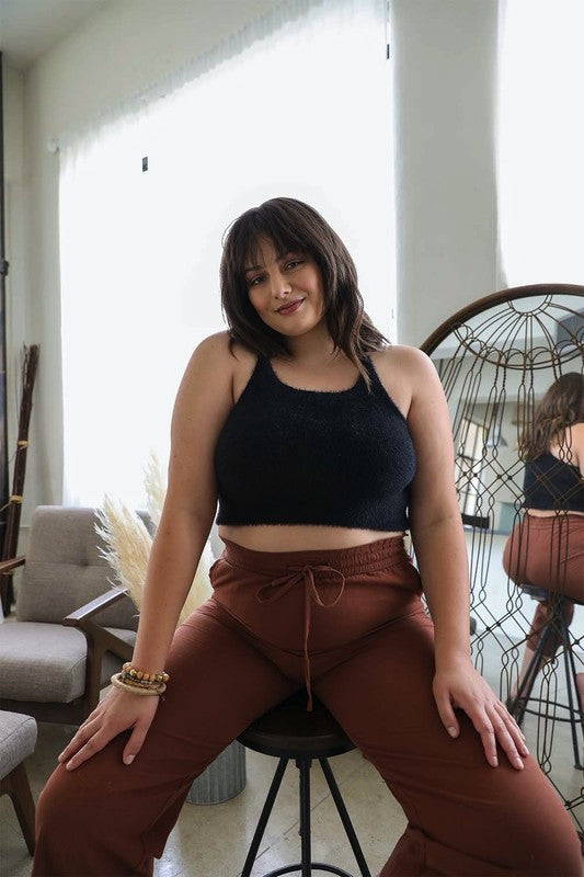 Curvy Racerback Cozy Lounge Brami