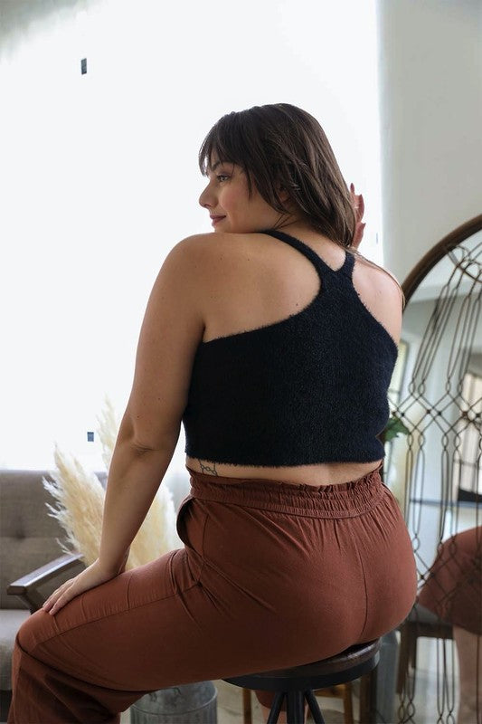 Curvy Racerback Cozy Lounge Brami
