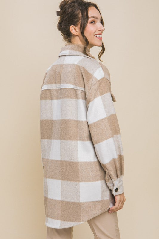 Buffalo Plaid Chest Pocket Shacket