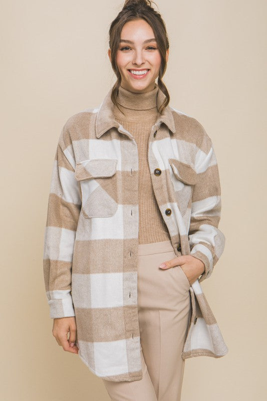 Buffalo Plaid Chest Pocket Shacket