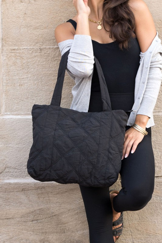 Quilted Puff Tote