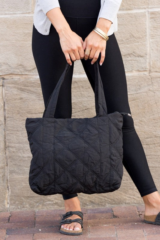 Quilted Puff Tote