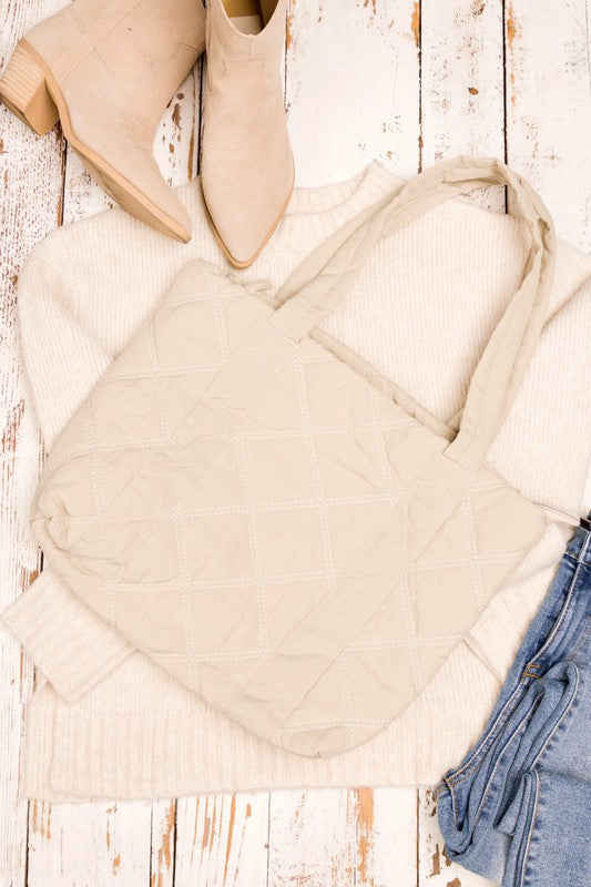 Quilted Puff Tote