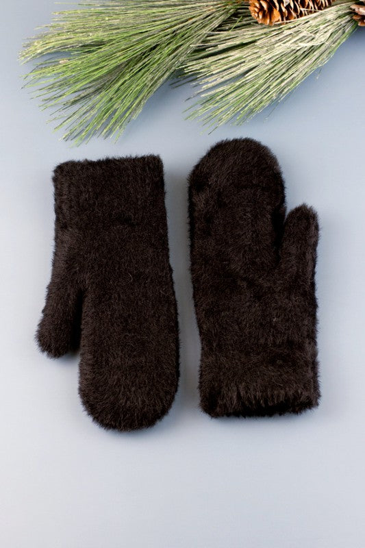 Susie Plush Warm Mittens