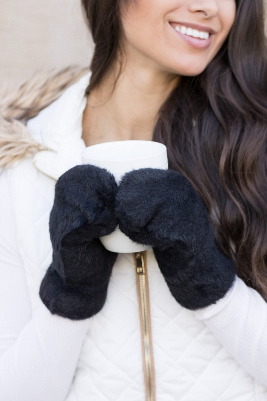 Susie Plush Warm Mittens