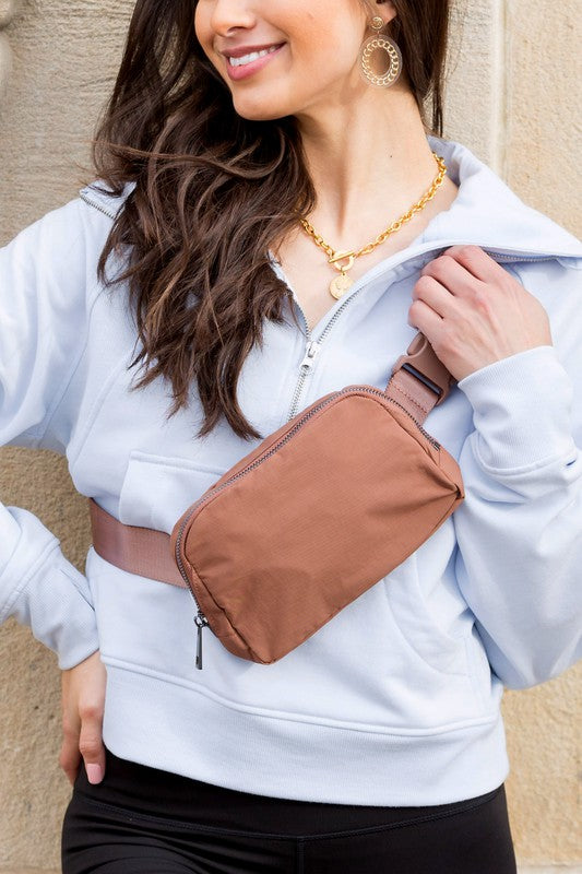 Go For A Walk Nylon Sling Bag