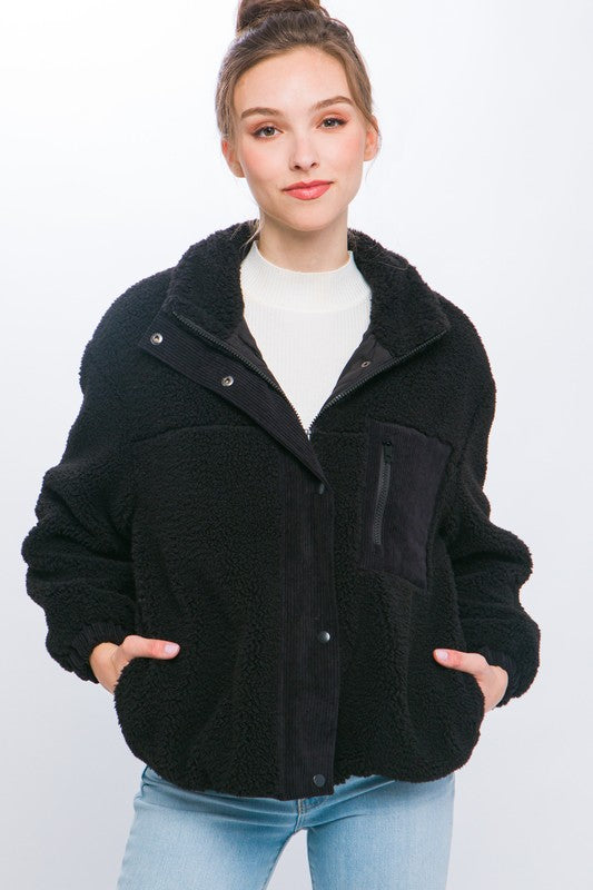 Black Sherpa Jacket