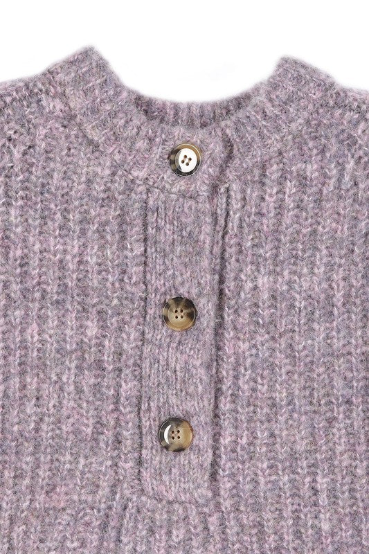 Aubrey Chunky Knit Cropped Sweater