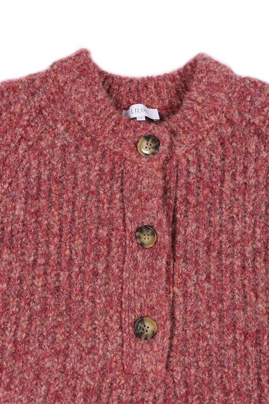 Aubrey Chunky Knit Cropped Sweater