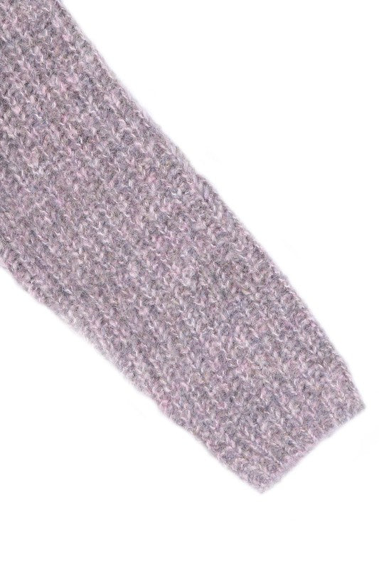 Aubrey Chunky Knit Cropped Sweater