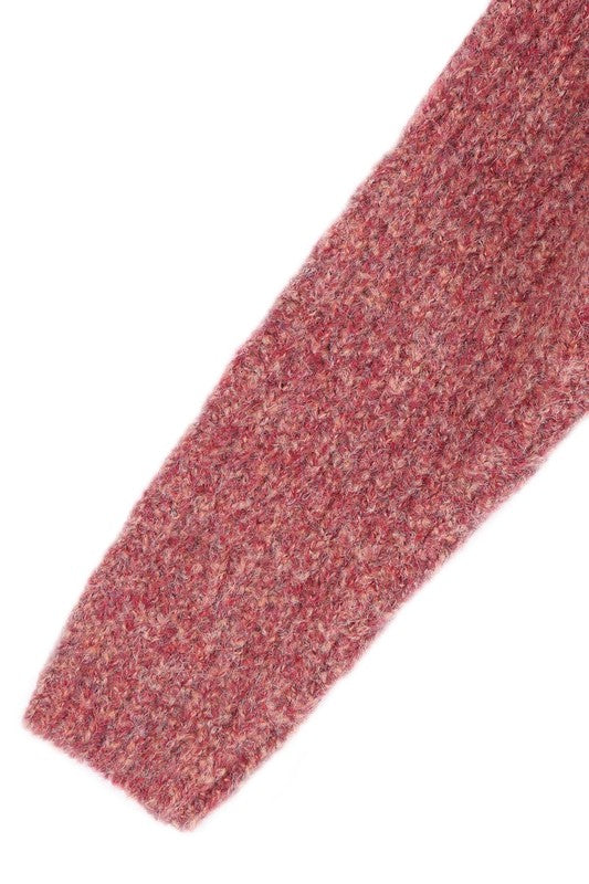 Aubrey Chunky Knit Cropped Sweater