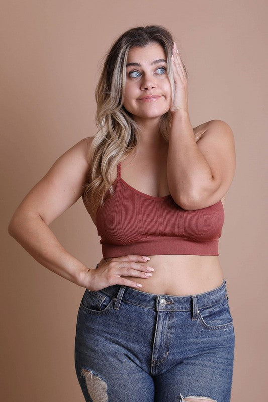 Curvy Tattoo Mesh Racerback Bralette