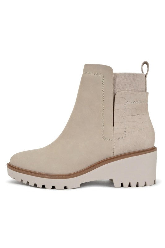 Casual High Top Slip On Booties