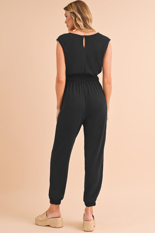 Carissa Cap Sleeve Jumpsuit