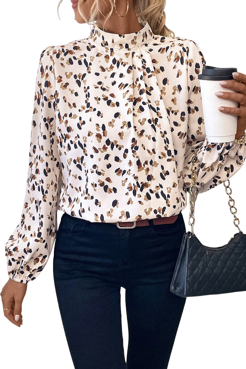 Date Night Pleated Blouse