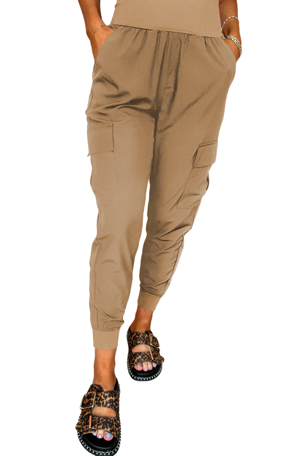 Denise High Waisted Cargo Jogger