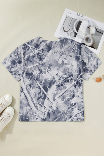 Curvy Love Like Jesus Camo Tee