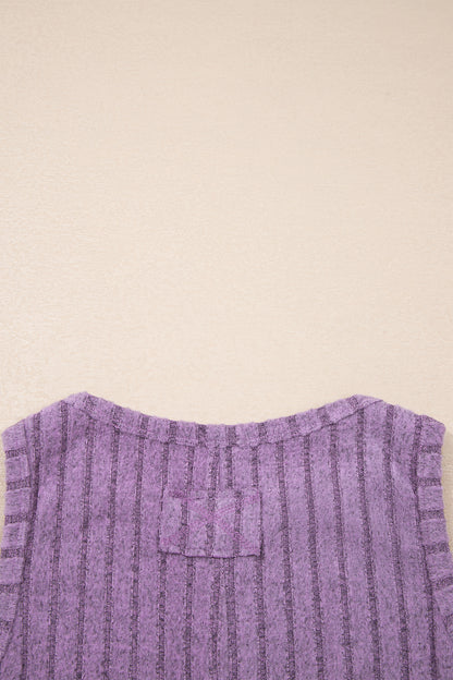 Sandy Mineral Wash Ribbed Tank Top