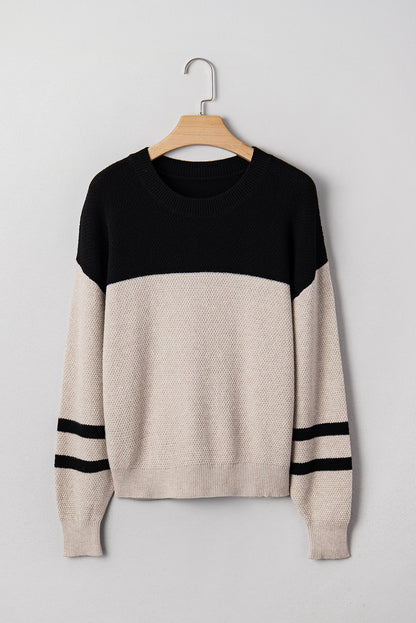 Gwen Colorblock Knit Sweater