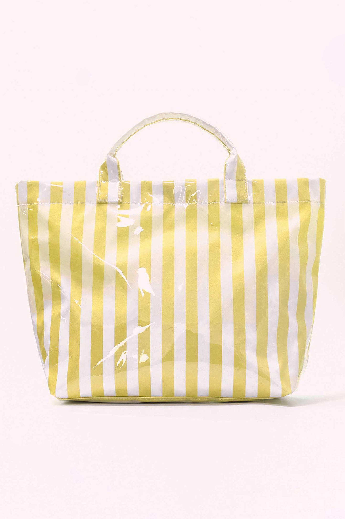 Glossy Summer Beach Vinyl Large Tote Bag