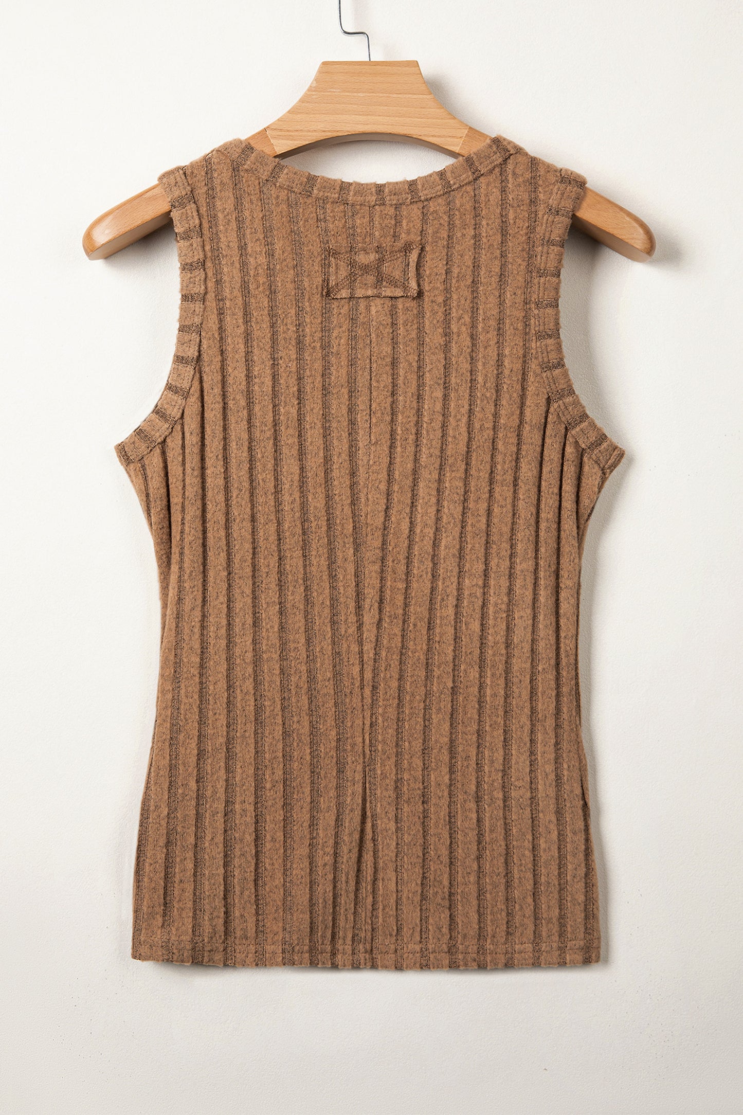 Sandy Mineral Wash Ribbed Tank Top