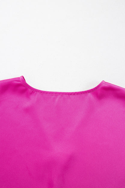 Regina V Neck Dolman Sleeve Blouse