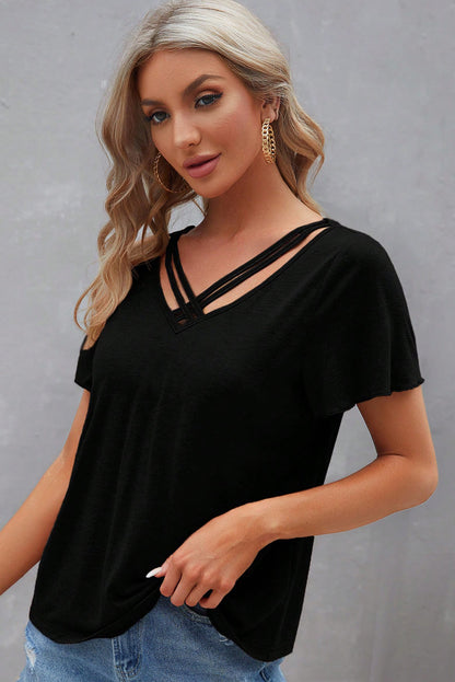 Beacon Crisscross Flowy Tee