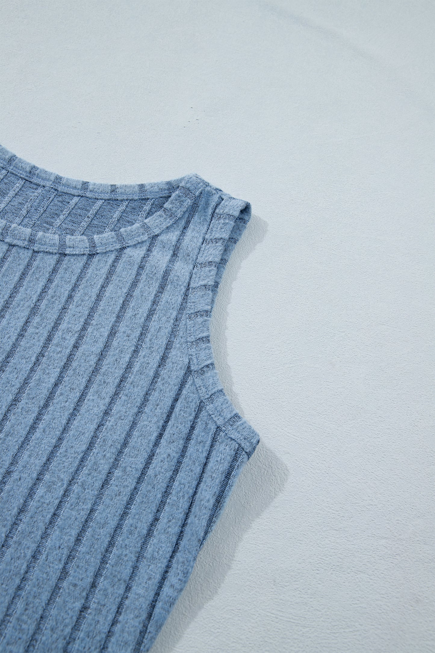 Sandy Mineral Wash Ribbed Tank Top