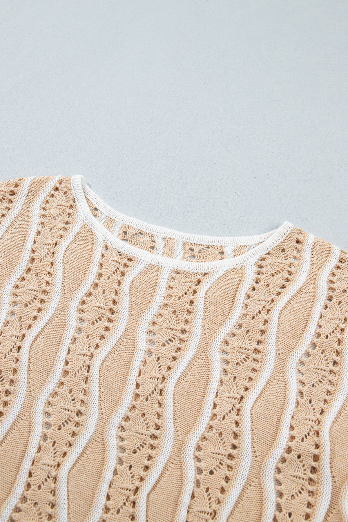 Elizabeth Eyelet Long Sleeve Sweater