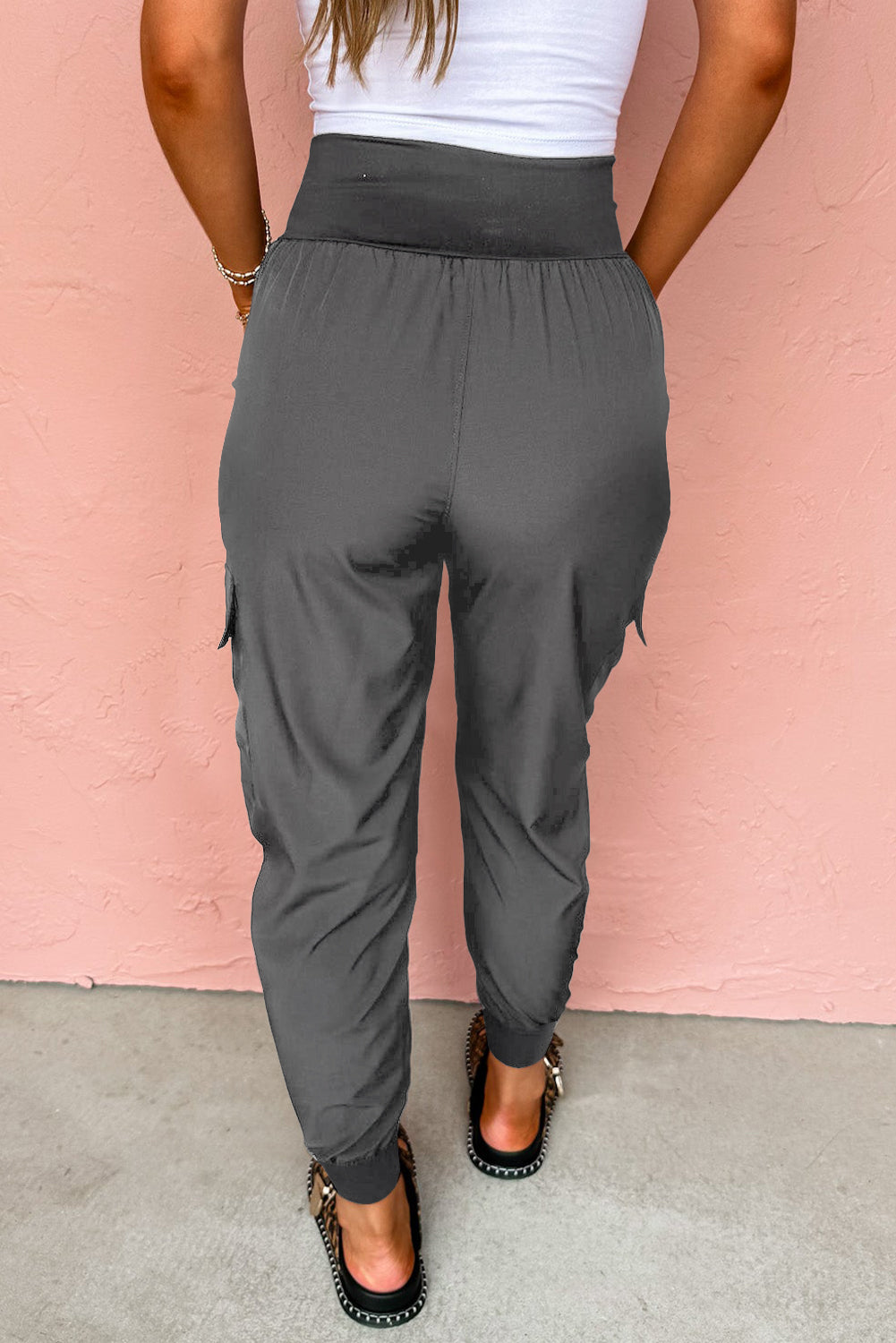 Denise High Waisted Cargo Jogger