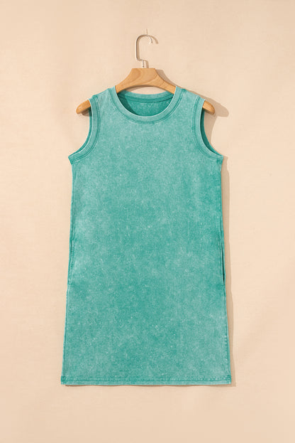Sally Acid Wash Sleeveless Dress