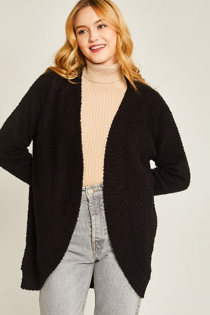 Open Front Sweater Cardigan