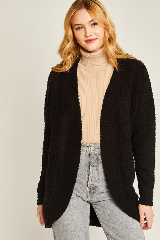 Open Front Sweater Cardigan