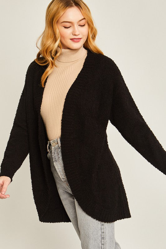 Open Front Sweater Cardigan