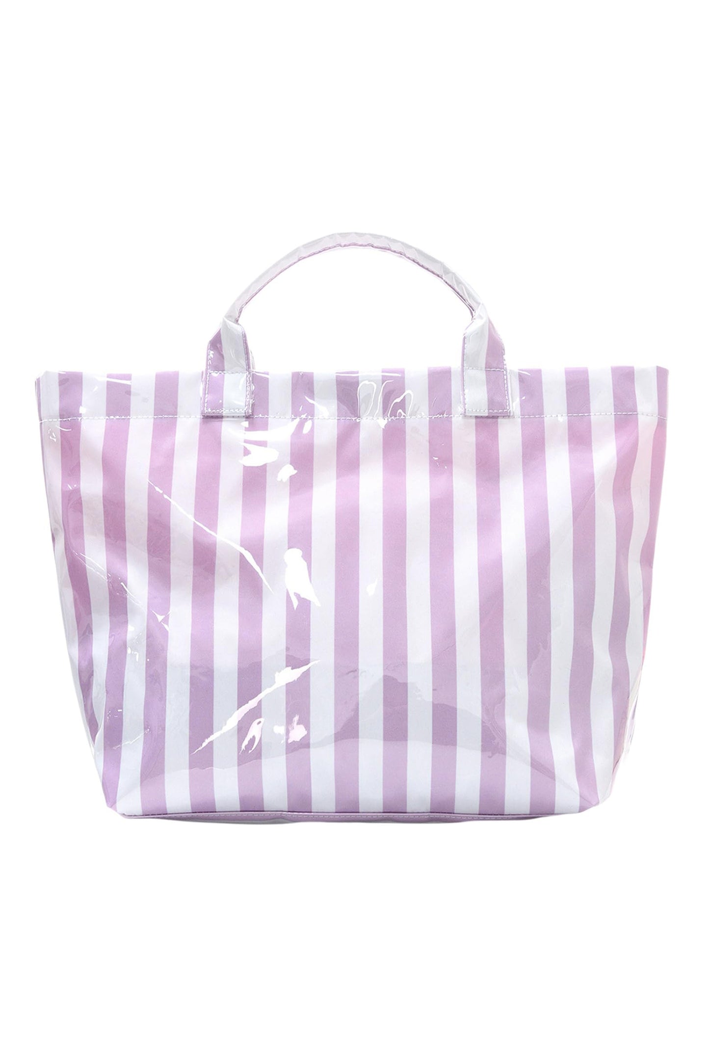 Glossy Summer Beach Vinyl Large Tote Bag