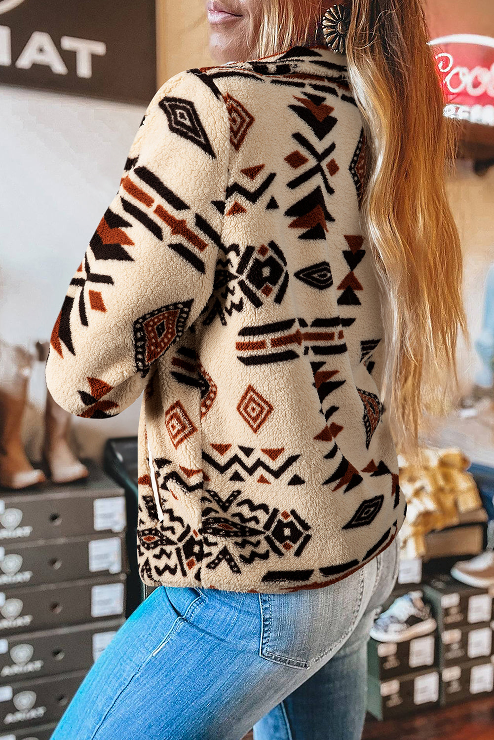 Dakota Aztec Half Placket Pullover