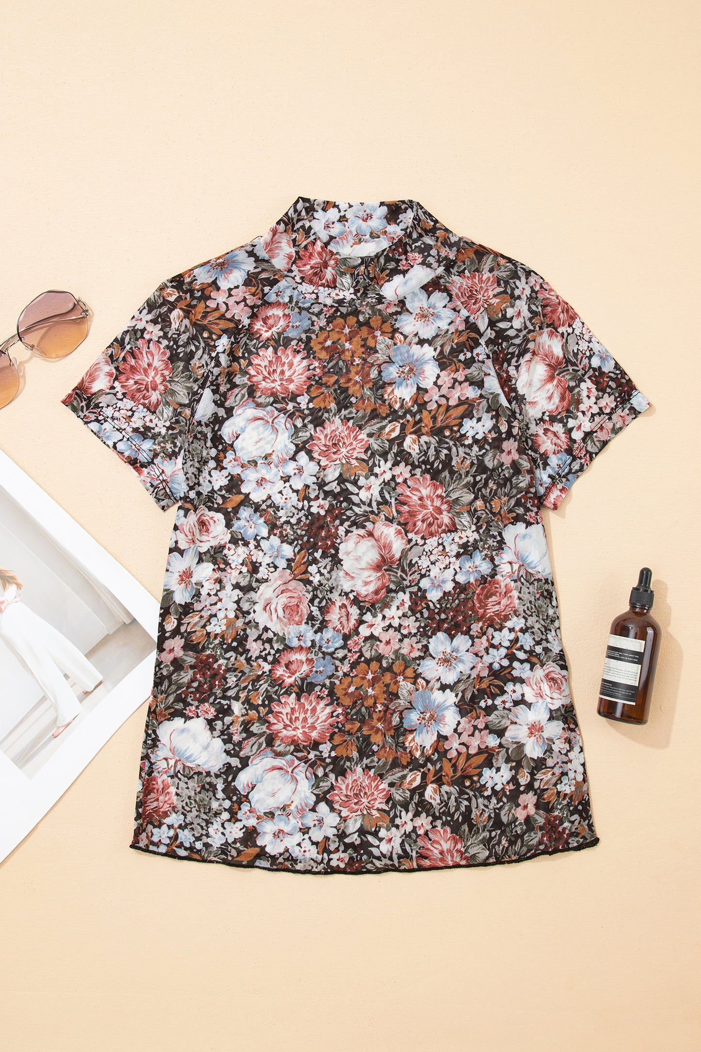 Joslyn Mesh Short Sleeve Top