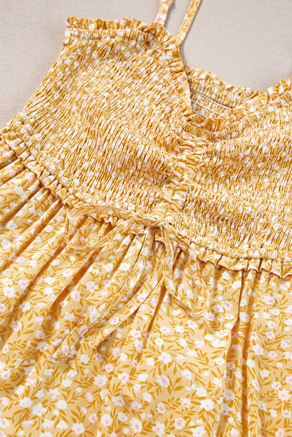 Meadow Smocked Floral Maxi Dress