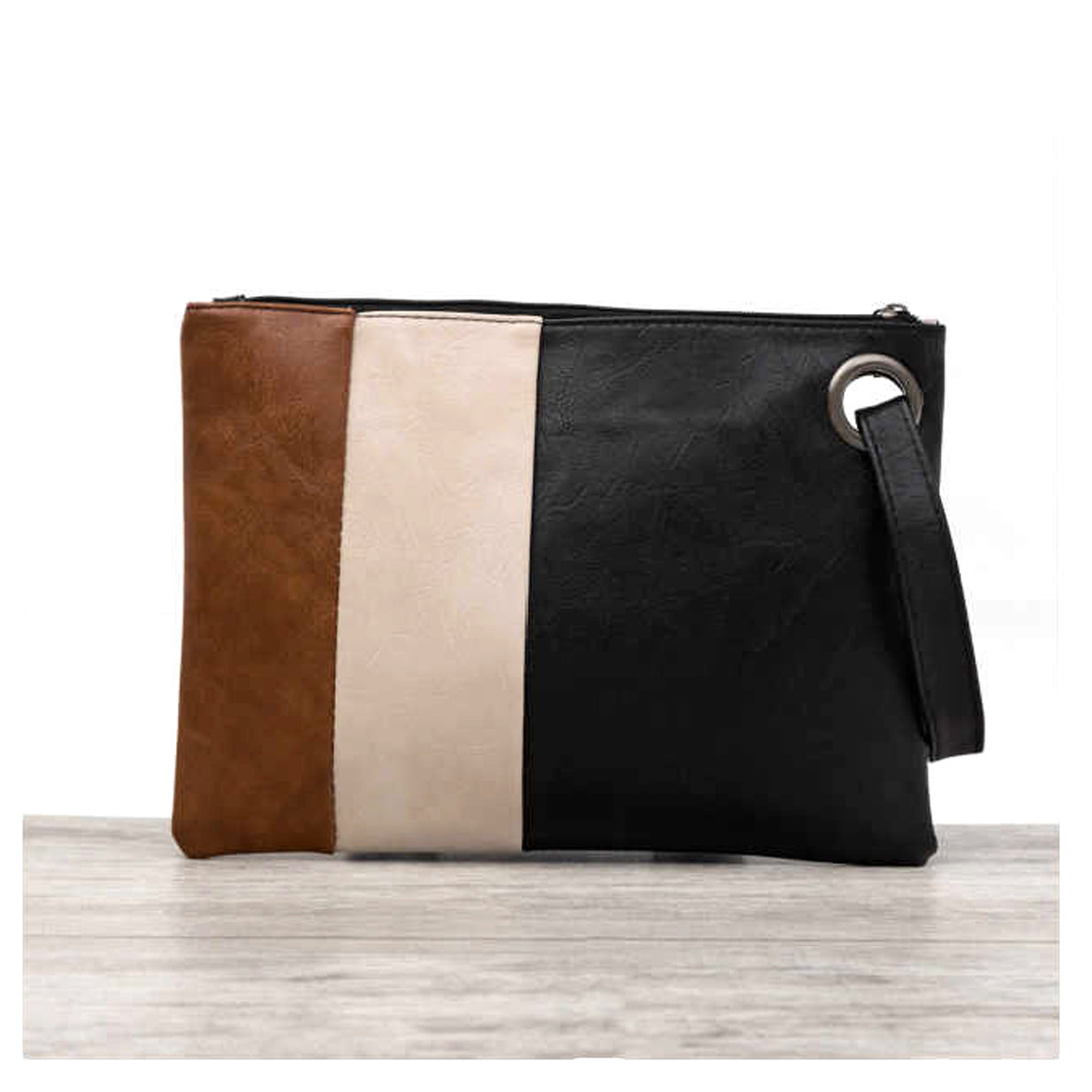 Hudson Color Block Clutch
