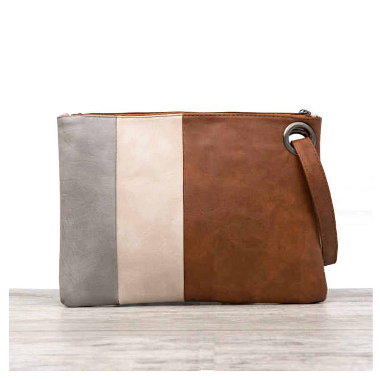Hudson Color Block Clutch